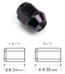 BBS 袋ナット（ショート24mm／ロング30mm）